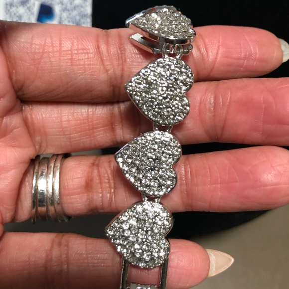 Bling Heart necklace & Bracelet for Women - Picture 4 of 6